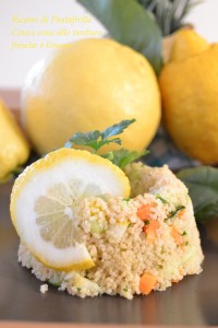 cous cous al limone e verdure fresche