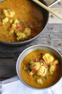 zuppa di rana pescatrice al curry